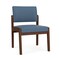 Lesro Lenox Armless Guest Chair, 22.5 in W 26 in L 31.5 in H LW1102 - alternate 1